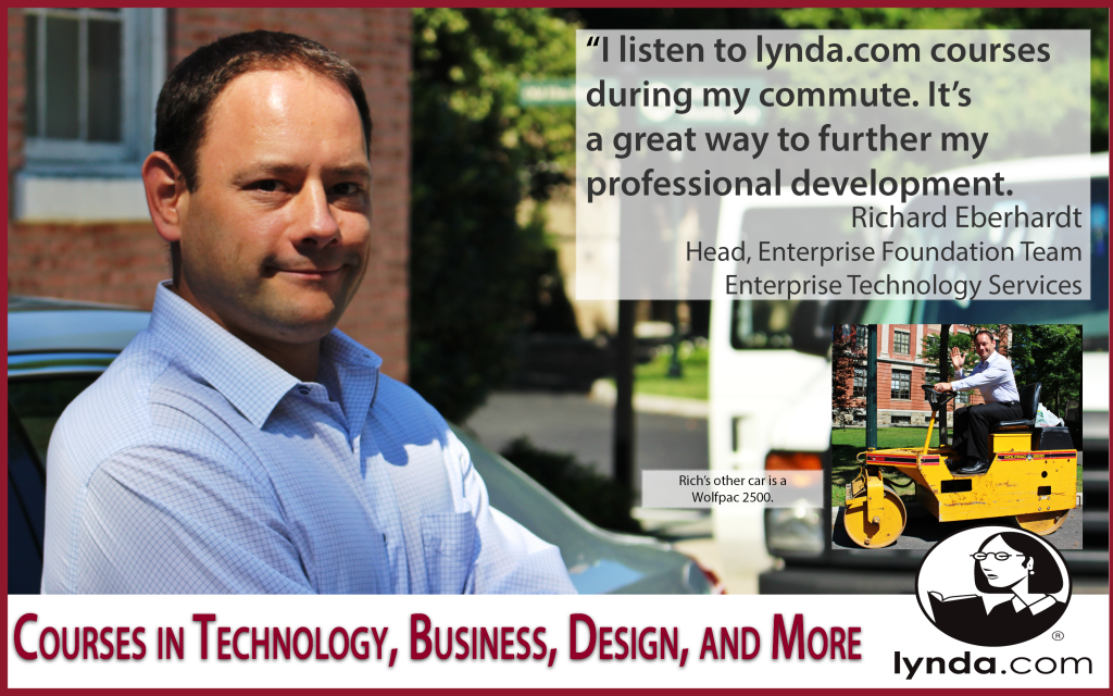 Use lynda.com for professional development
