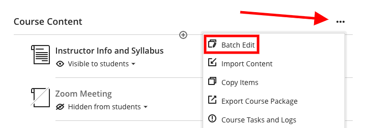 Batch edit button (three dots at top of column)