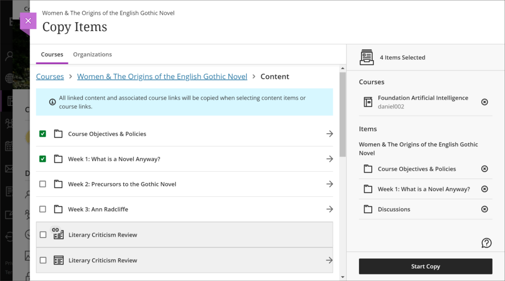 checkboxes vs arrow icon to select content