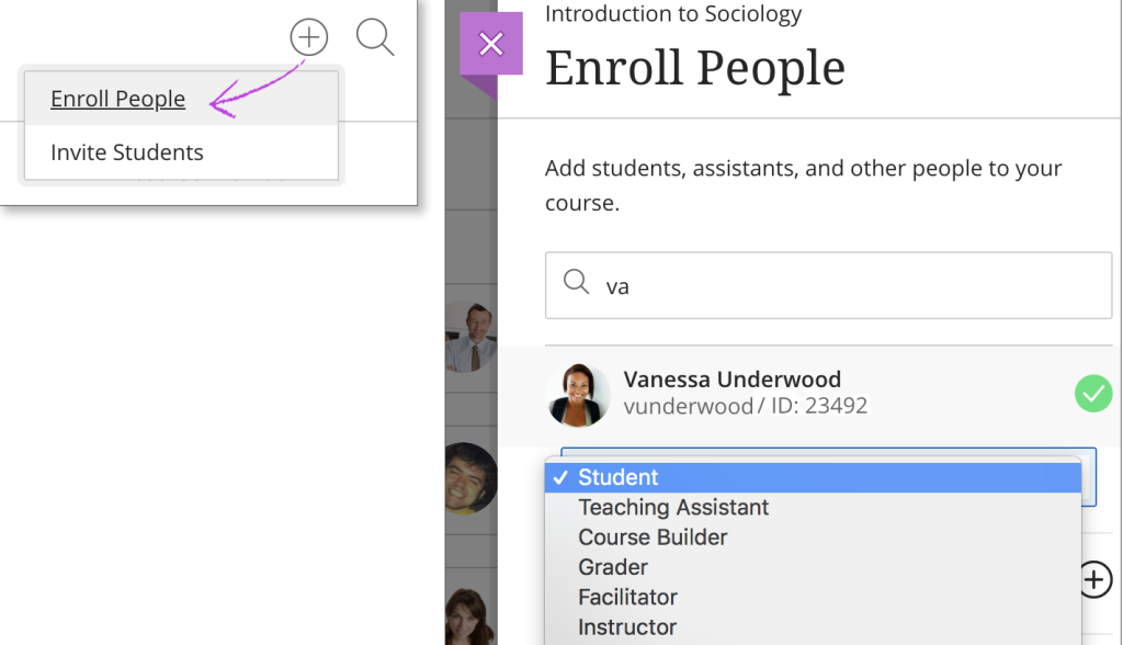 enroll users screenshot