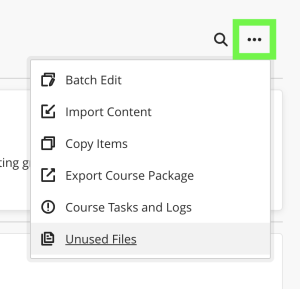 click on three dots to access the additional menu