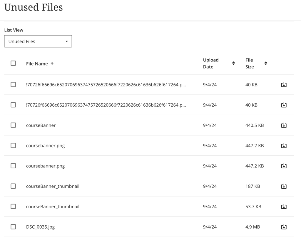files are sorted by name alphabetically