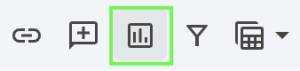 screenshot of toolbar with the chart button selected