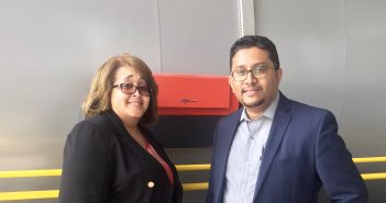 Joyce and Sujith at Viessmann in Germany