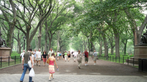 Central Park's promenade