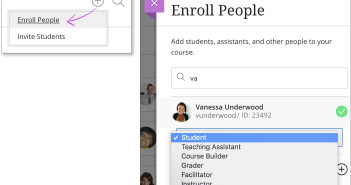 screenshot of how to enroll users