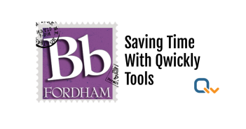 saving time with qwickly tools