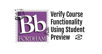 Bb Mailbag: Verify Course Functionality Using Student Preview